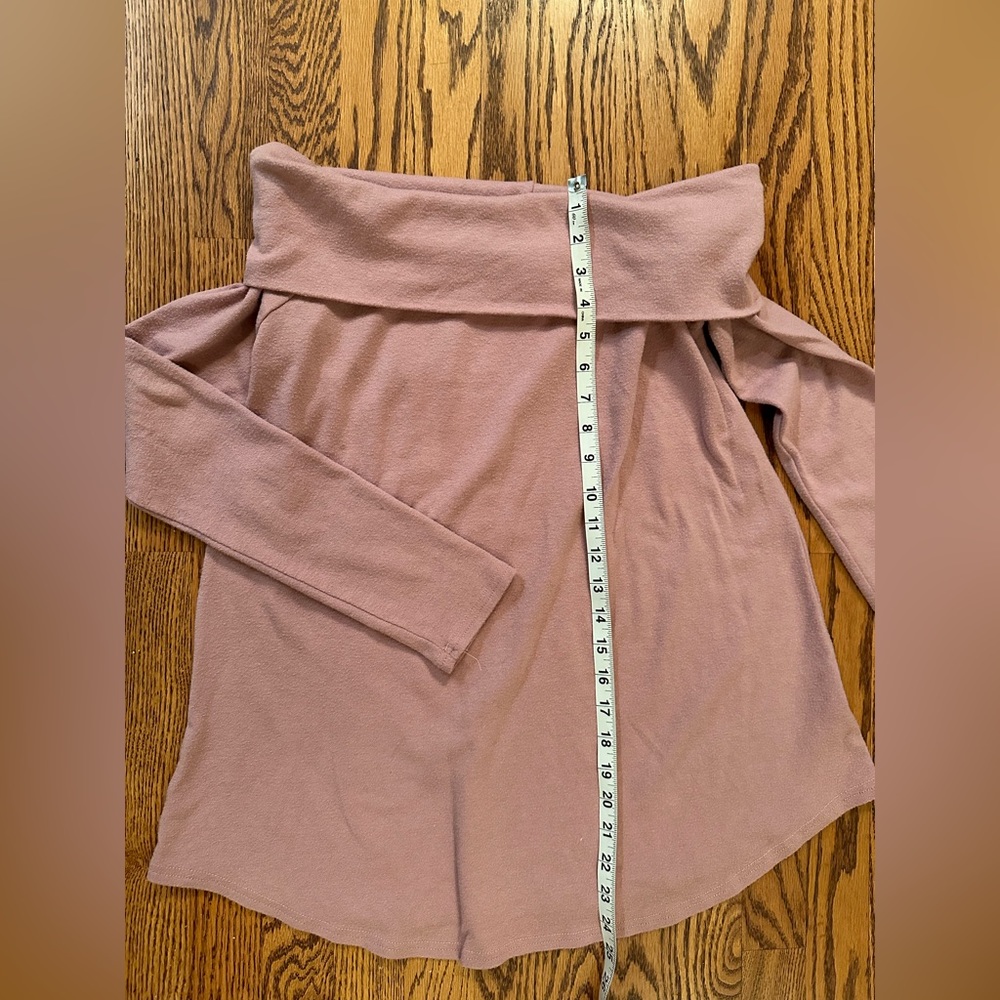 Piko 1988 Off the Shoulder Sweater Mauve - Picture 3 of 6
